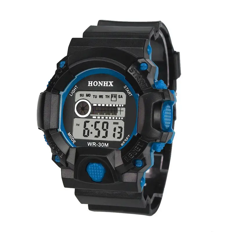 Mens Digital Led Watches Top Luxury Military Army Business Alarm Date Wrist Watch Relogio Masculino 2