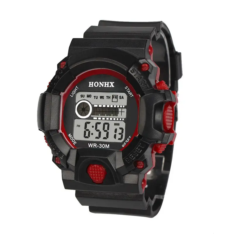 Mens Digital Led Watches Top Luxury Military Army Business Alarm Date Wrist Watch Relogio Masculino 4
