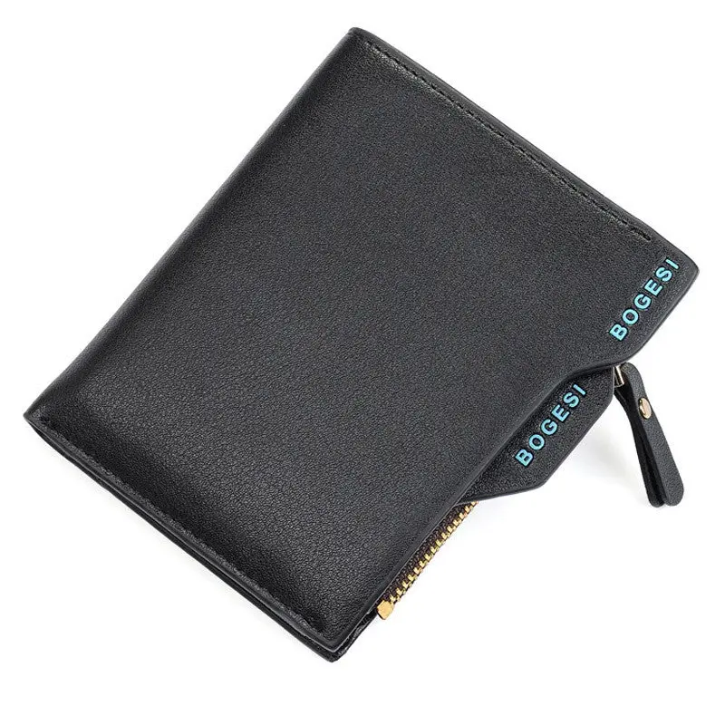 Men's Faux Leather Id Credit Card Holder Clutch Bifold Coin Purse Wallet 1