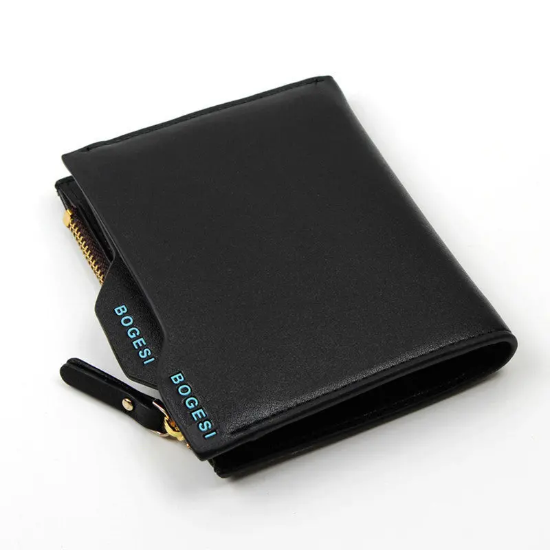 Men's Faux Leather Id Credit Card Holder Clutch Bifold Coin Purse Wallet 2