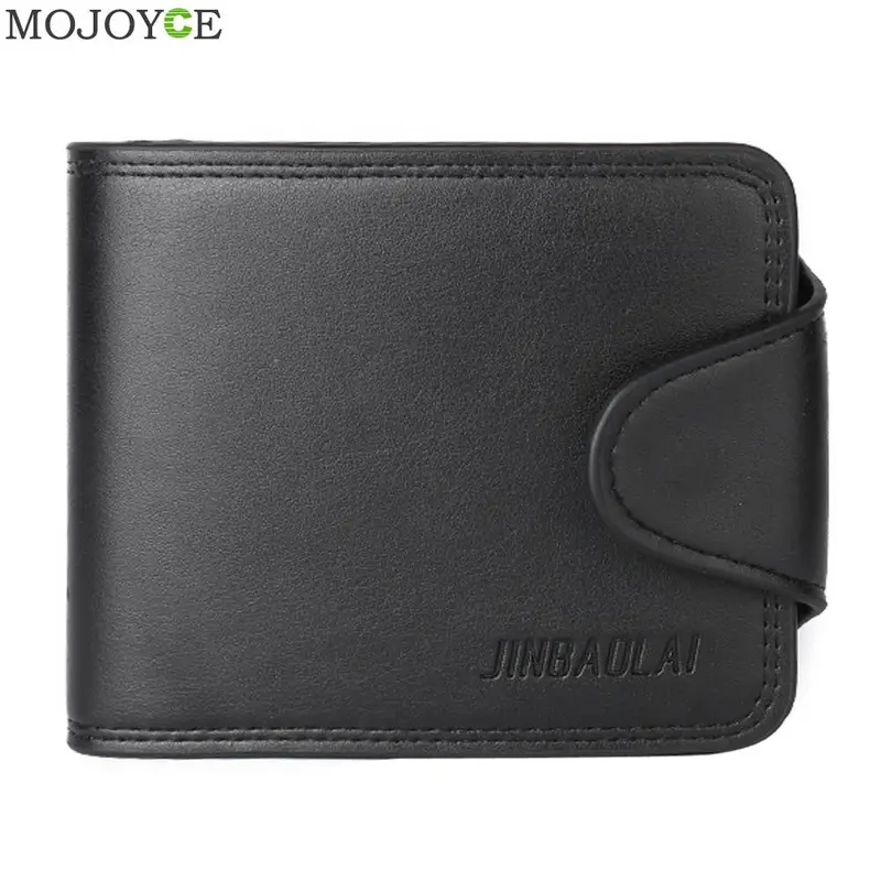 Men's Genuine Leather Cowhide Bifold Wallet Id Credit Card Holder Men Purses Male Credit Cards Coin Pocket Carteira Masculina 1