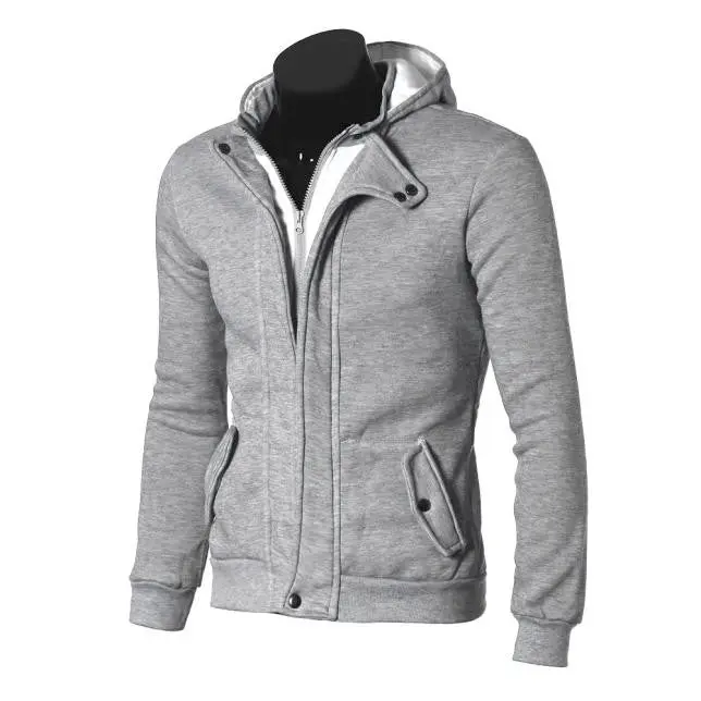 Men’s Hooded Sweatshirt – Warm Long-Sleeve Casual Jacket with Front Pocket
