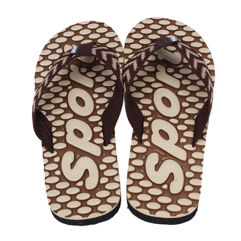 Men’s Indoor Flip-Flops – Soft Plush Slip-On Sandals for Home Use