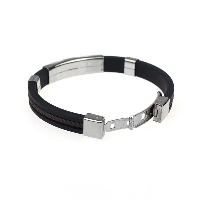 Men's Jewelry Bracelet Stainless Steel Cuff Bangle Hand Chain & Feida 2