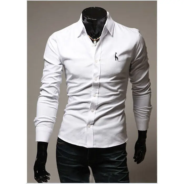 Mens Luxury Long Sleeve Casual Slim Fit Stylish Shirts 1