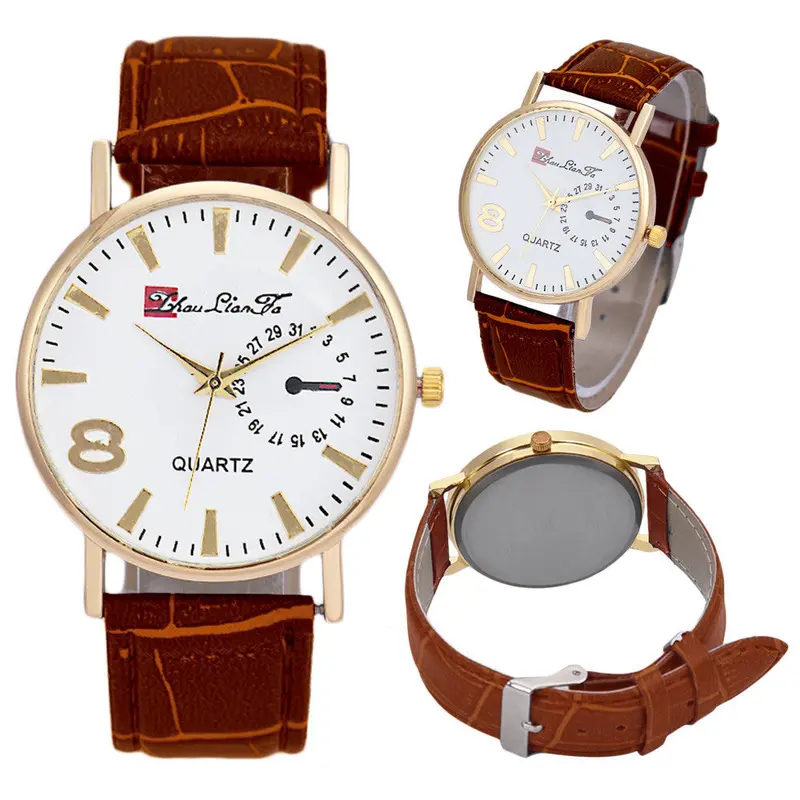 Men's Luxury Watch Military Sport Watches Leather Band Quartz Businesshour Army Wrist Watch Best Gift 1