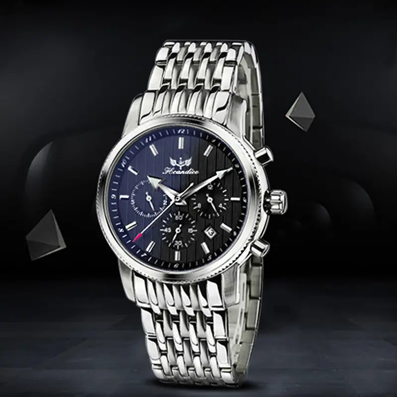 Men's Mechanical Watch Stainless Steel Band Business Watch Relogio Masculino Men Watches Feida 1