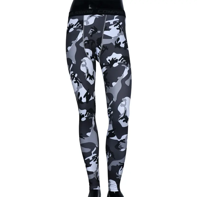 Men's Pants Thin Slim Men Tights Polyester Fibre Pants Pro Compression Elastic Beauty Pants Trousers 1