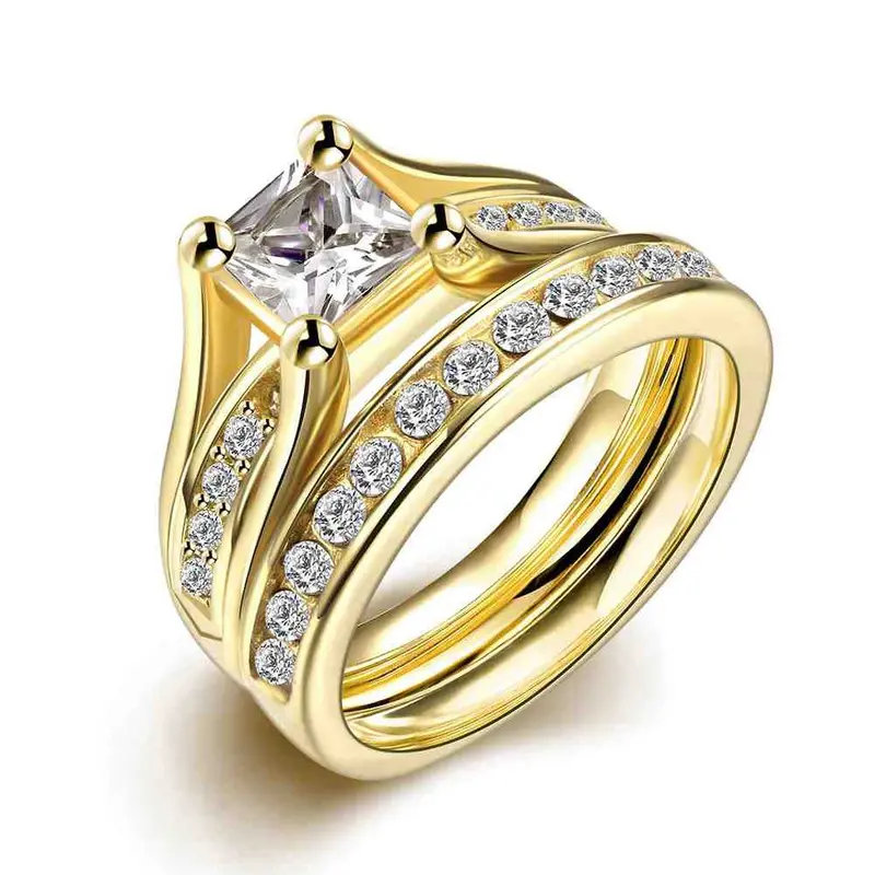 Men's Party Jewelry Rings For Men Large Cluster Crystal Anel Feminino Bijoux Women Tsgr 37 1