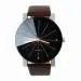 Men's Quartz Relogio Masculinos Dial Glass Time Men Clock Leather Business Round Case Hour Relojes Hombre Feida Dropshipping 4