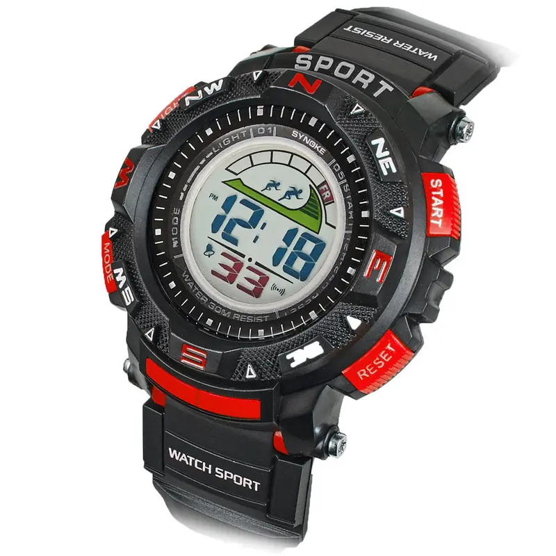 Men's Rubber Band Led Digital Sports Waterproof Diving Quartz Wrist Watch Watches Gift Relogio Masculino Feida 4
