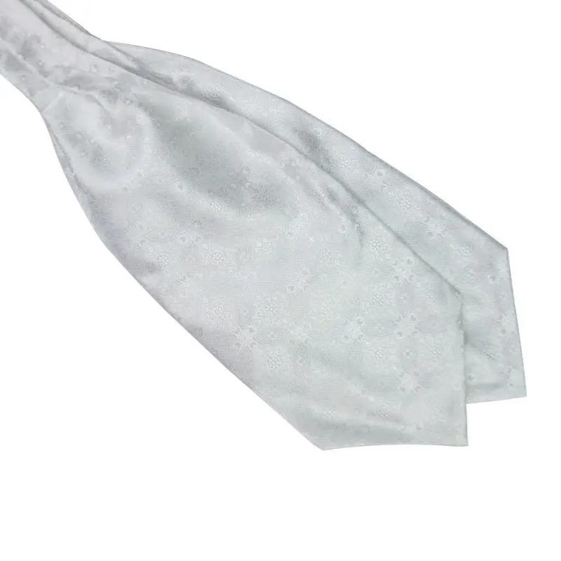 Mens Silk Scarves 9 Color Printed Party Cravat Ascot Ties Gentlemen Handkerchief Py5 8