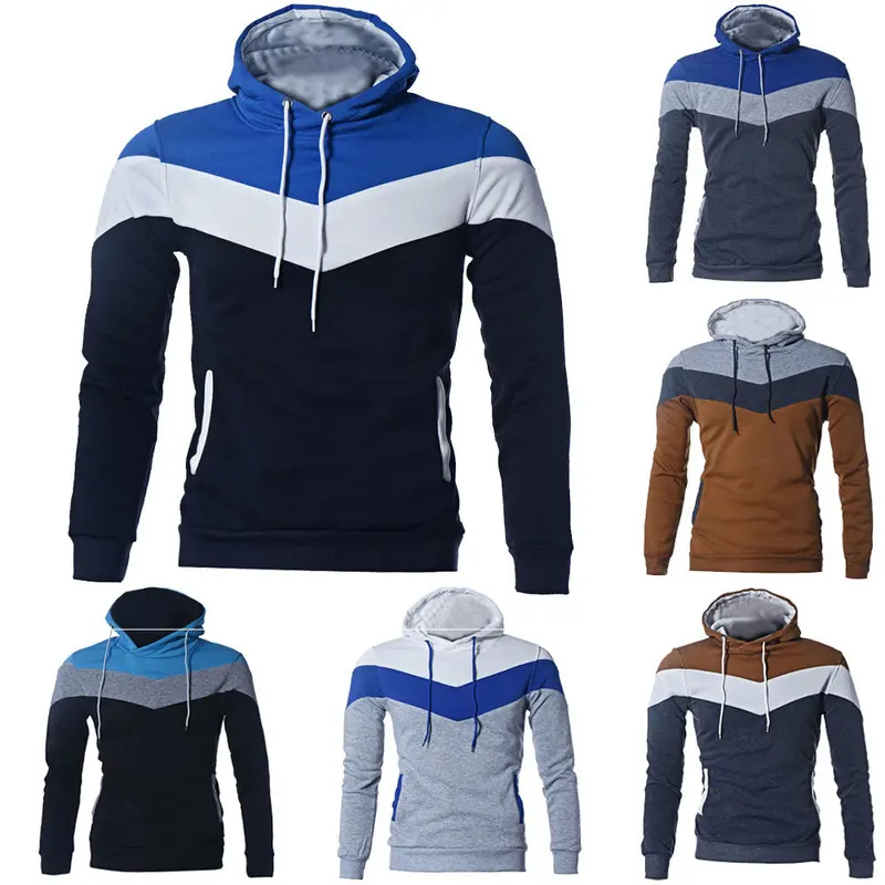 Men's Sportswear Slim Hoodies Warm Hooded Sweatshirt Sudaderas Hombre Chandal Hombre 12