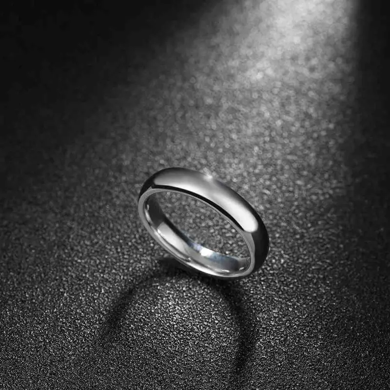 Men's Titanium Steel Rings Radian Ring Men Bijoux Femme Tsgr 2 4
