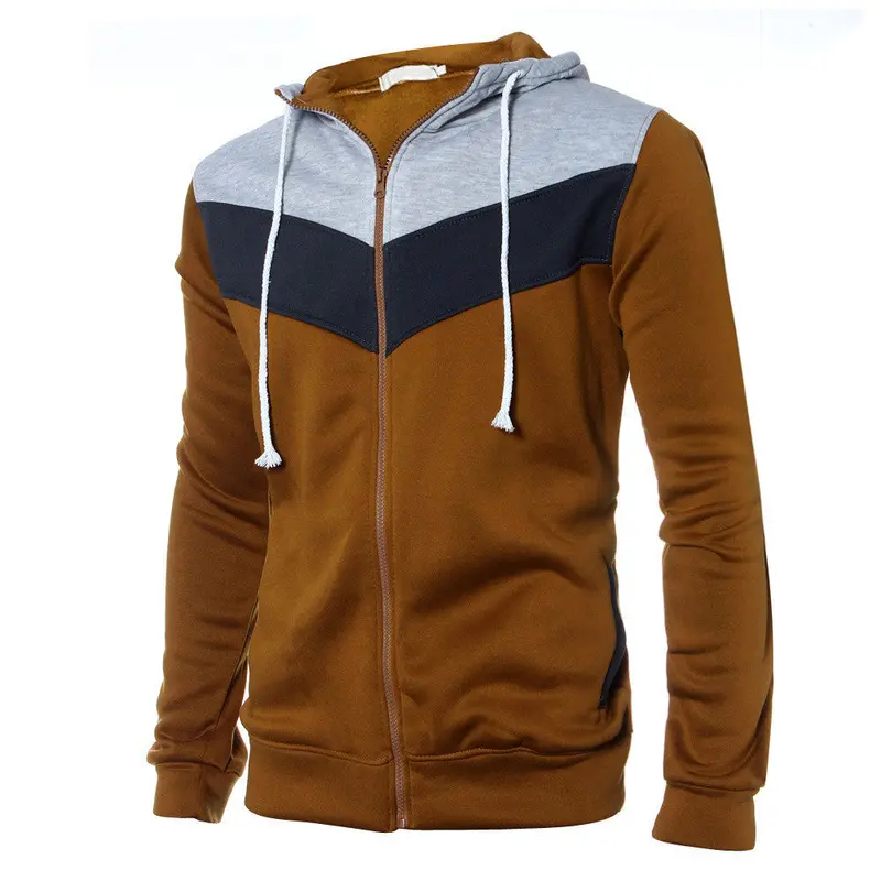 Men's Warm Hoodie Hooded Sweatshirt Tops Long Sleeve Jacket Coat Outwear Casual Plus Size Clothing For Men 1