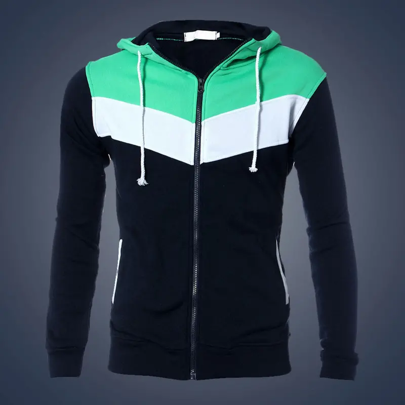 Men's Warm Hoodie Hooded Sweatshirt Tops Long Sleeve Jacket Coat Outwear Casual Plus Size Clothing For Men 8