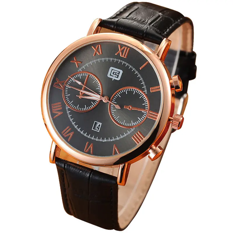 Men's Watch Men Date Clock Casual Quartz Business Watch Leather Wrist Sports Watches Military Army Relogio 1