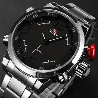Mens Watches Top Luxury Military Army Relogio Masculino Business Clock Analog Quartz Watches 2