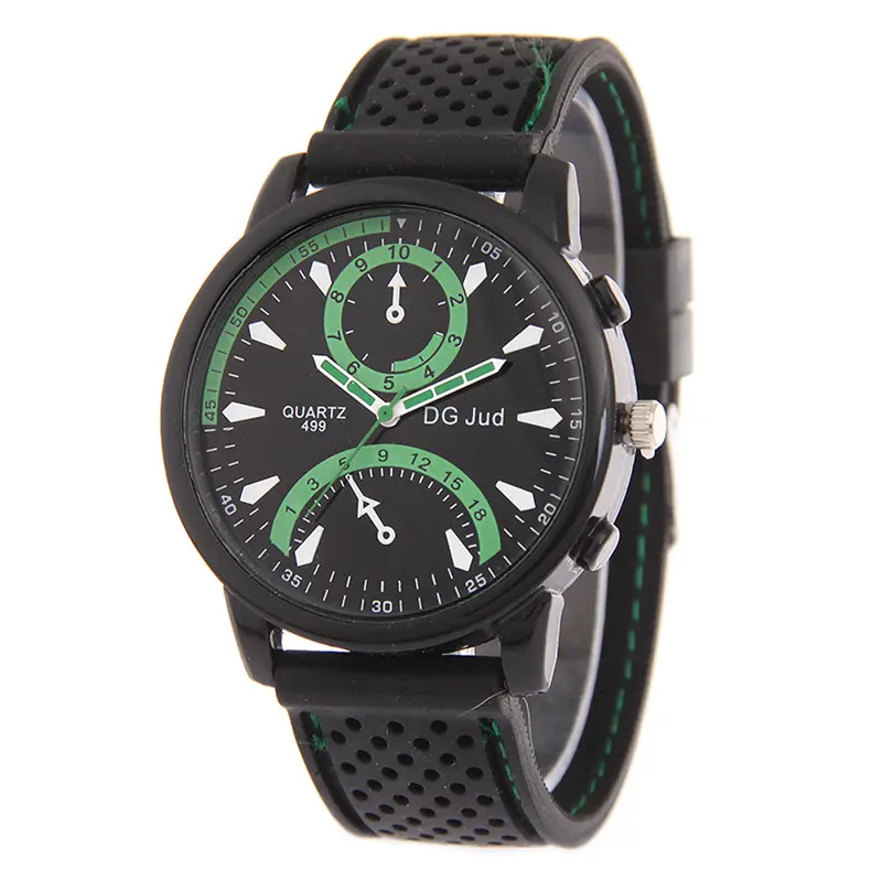 Mens Watches Top Luxury Quartz Watch Sport Rubber Watches For Men Relogios Masculinos Reloj Hombre 2