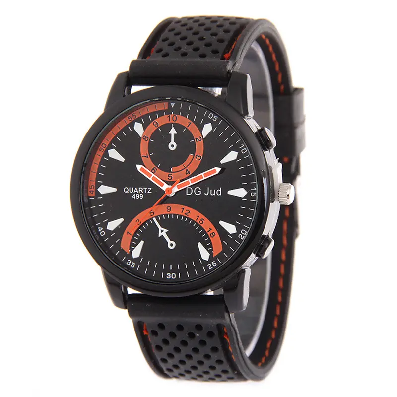 Mens Watches Top Luxury Quartz Watch Sport Rubber Watches For Men Relogios Masculinos Reloj Hombre 4