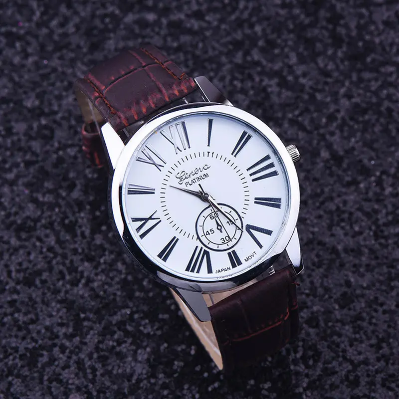 Mens Watchestop Luxury Casual Military Quartz Sports Wristwatch Leather Strap Clock Watch Relogio Masculino Hour 1