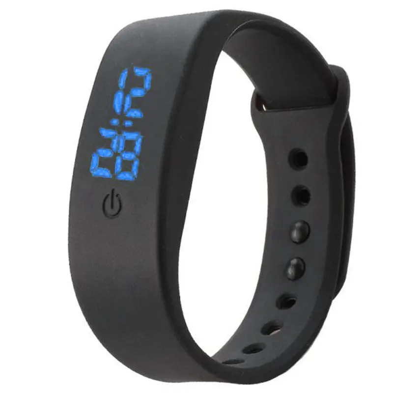 Mens Women Digital Luxury Watches Rubber Led Date Wrist Watch Clock Relogio Montre 1