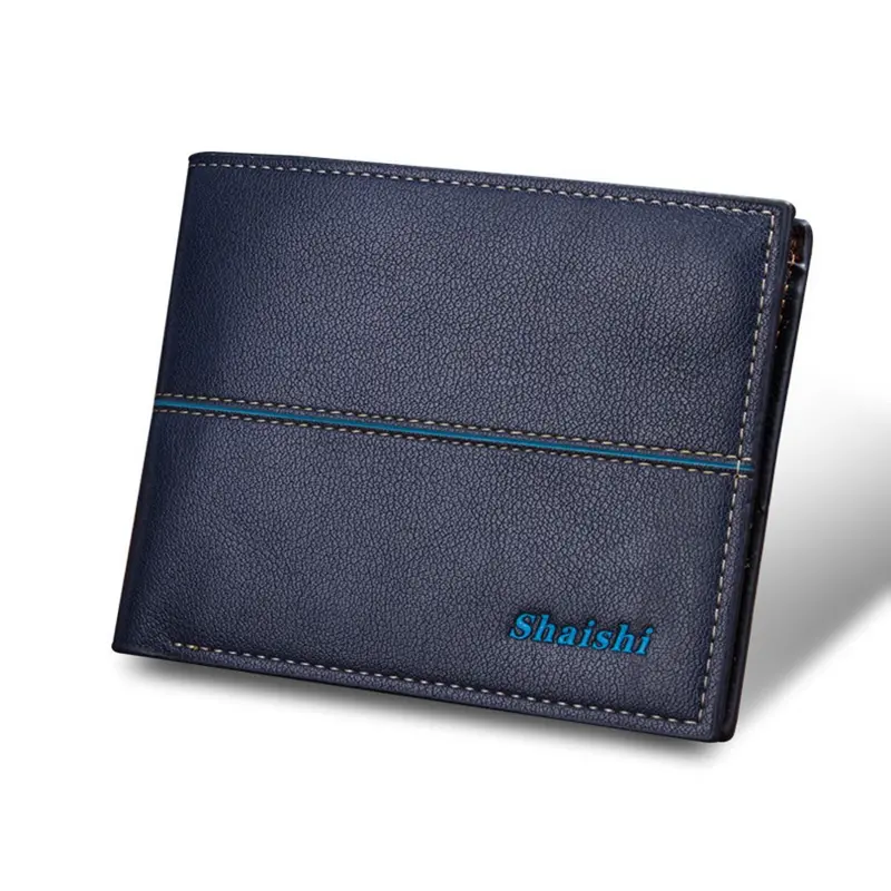 Mens Women Leather Credit Card Holder/Case Card Holder Wallet Business Card Package Pu Leather Bag Purse Wallet 2