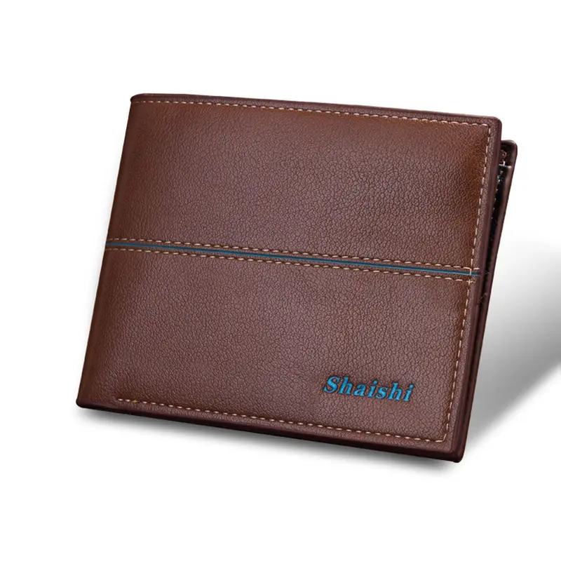 Mens Women Leather Credit Card Holder/Case Card Holder Wallet Business Card Package Pu Leather Bag Purse Wallet 3