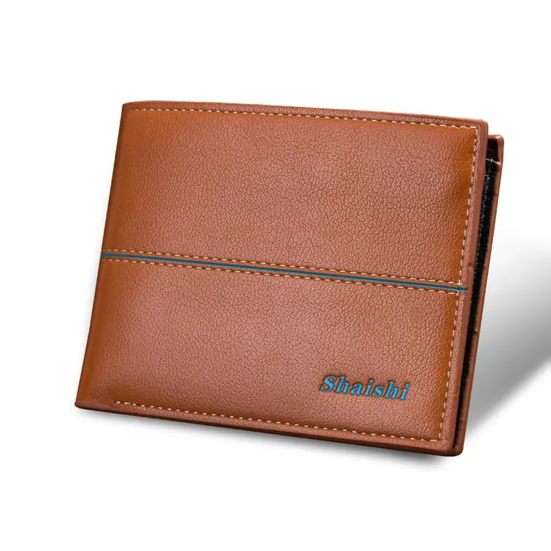 Mens Women Leather Credit Card Holder/Case Card Holder Wallet Business Card Package Pu Leather Bag Purse Wallet 4