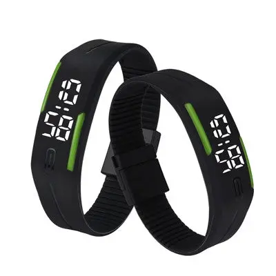 Mens Womens Digital Watch Rubber Led Date Wrist Watches Top Luxury Military Army Relogio Clock 2