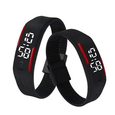 Mens Womens Digital Watch Rubber Led Date Wrist Watches Top Luxury Military Army Relogio Clock 6