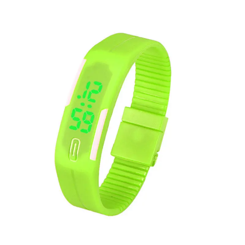 Mens Womens Digital Watches Rubber Led Date Bracelet Dress Clock Watch Relogio Feminino 4