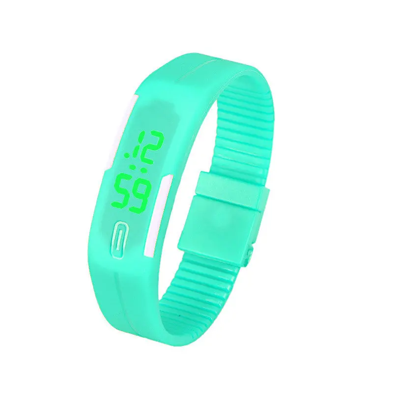 Mens Womens Digital Watches Rubber Led Date Bracelet Dress Clock Watch Relogio Feminino 7