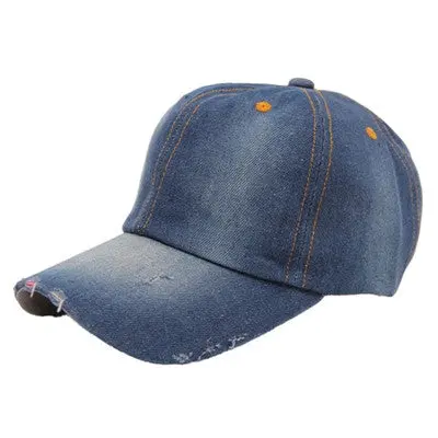 Men's Women's Jean Hats Casual Hat Casual Denim Baseball Cap Sun Hat Gorras 2