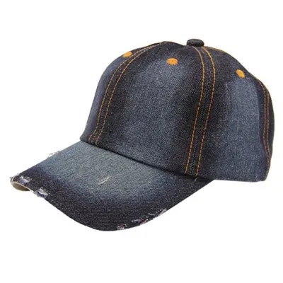 Men's Women's Jean Hats Casual Hat Casual Denim Baseball Cap Sun Hat Gorras 4