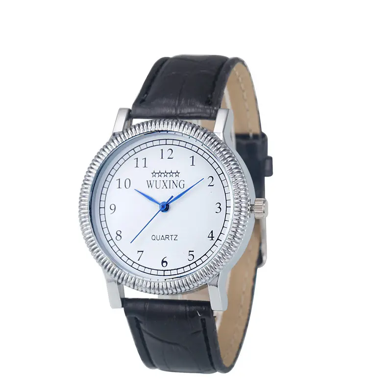 Mens Womens Watch Faux Leather Watches Business Casual Quartz Analog Clock Relogio Dress Bracelet Watch 2
