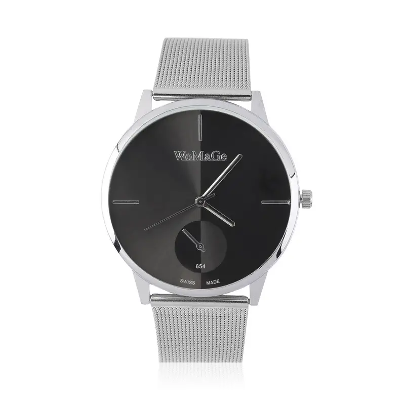 Mesh Band Dial Quartz Analog Wrist Watch Luxury 1