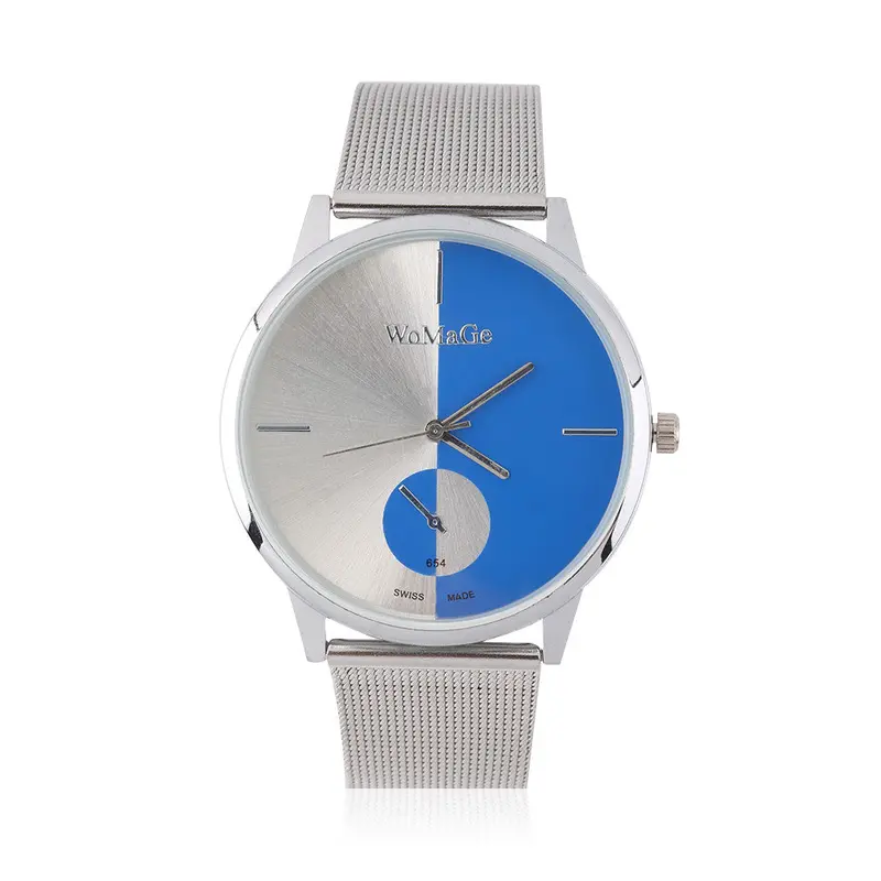 Mesh Band Dial Quartz Analog Wrist Watch Luxury 2