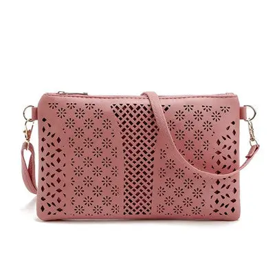 Messenger Bags Handbags Women Famous S Pu Leather Hollow Out Crossbody Bag Shoulder Purse Bolsos Femenina 6