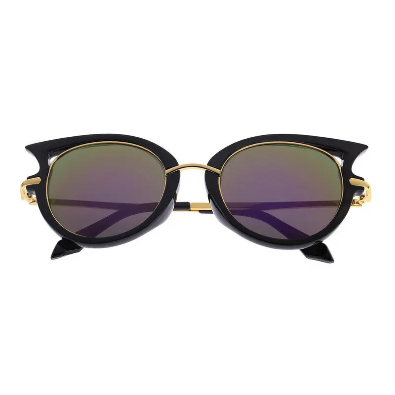 Metal Frame Eye Sunglassesdesigner Retro Black Shades Vintage Sun Glasses Oculos Gafas De Sol Feminino Glasses 3
