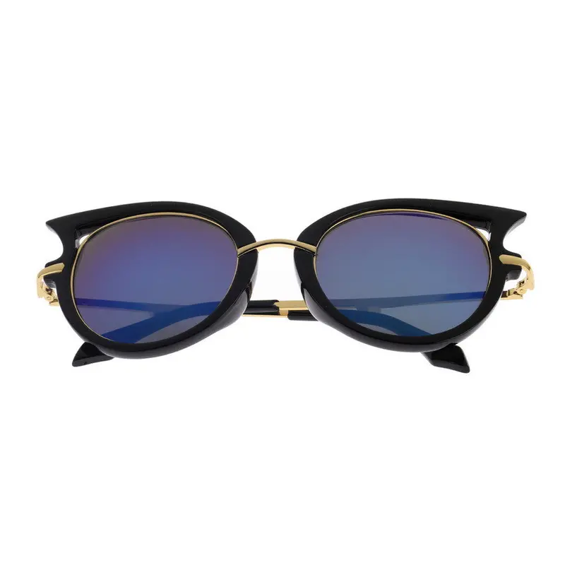 Metal Frame Eye Sunglassesdesigner Retro Black Shades Vintage Sun Glasses Oculos Gafas De Sol Feminino Glasses 5