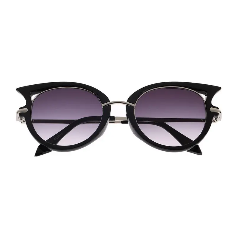 Metal Frame Eye Sunglassesdesigner Retro Black Shades Vintage Sun Glasses Oculos Gafas De Sol Feminino Glasses 7