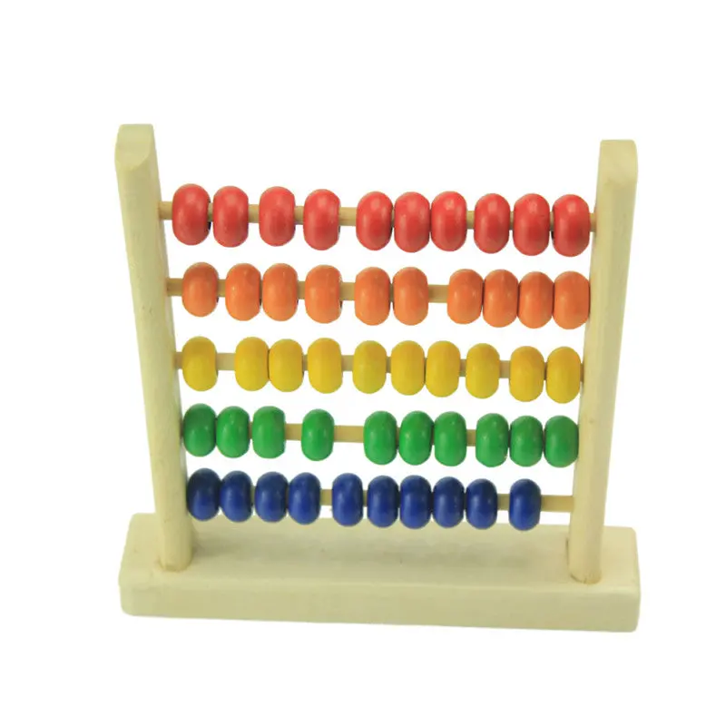 Mini Abacus Toy Educational Toy For Kids Children's Wooden Toys Early Learning Toy 1