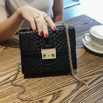 Mini Bag Embroidery Shoulder Bag Women Messenger Bag Bolsa Feminina Chain Sac 1