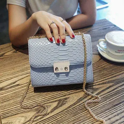 Mini Bag Embroidery Shoulder Bag Women Messenger Bag Bolsa Feminina Chain Sac 2