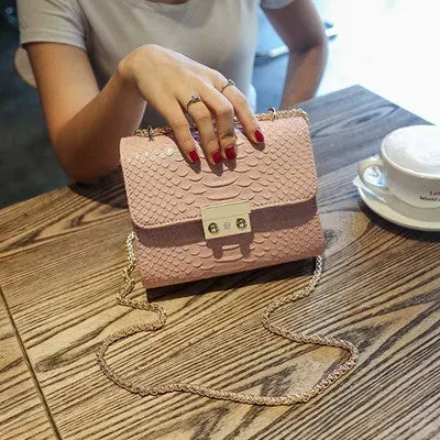 Mini Bag Embroidery Shoulder Bag Women Messenger Bag Bolsa Feminina Chain Sac 4
