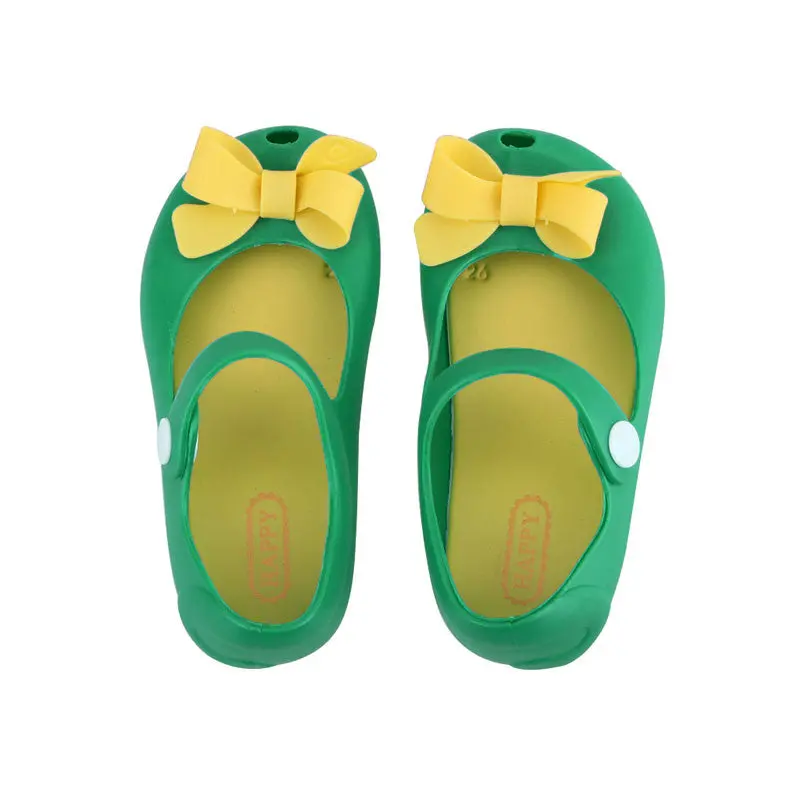 Mini Bowtie Rain Boots for Toddlers – Rubber Children’s Shoes with Decorative Detail