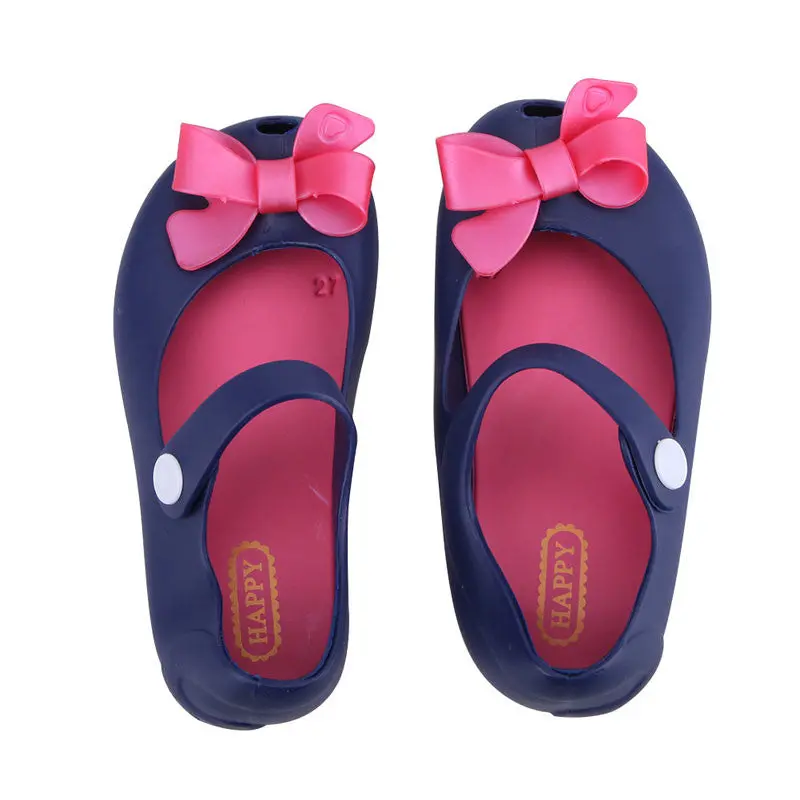 Mini Bowtie Rain Boots for Toddlers – Rubber Children’s Shoes with Decorative Detail