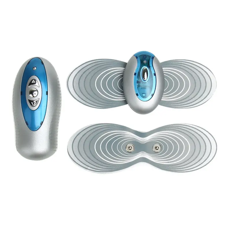 Mini Electrical Pulse Therapeutic Massage Electronic Butterfly Massager Body Care Machine Pain Relief Fat Slimming Product Blue 1