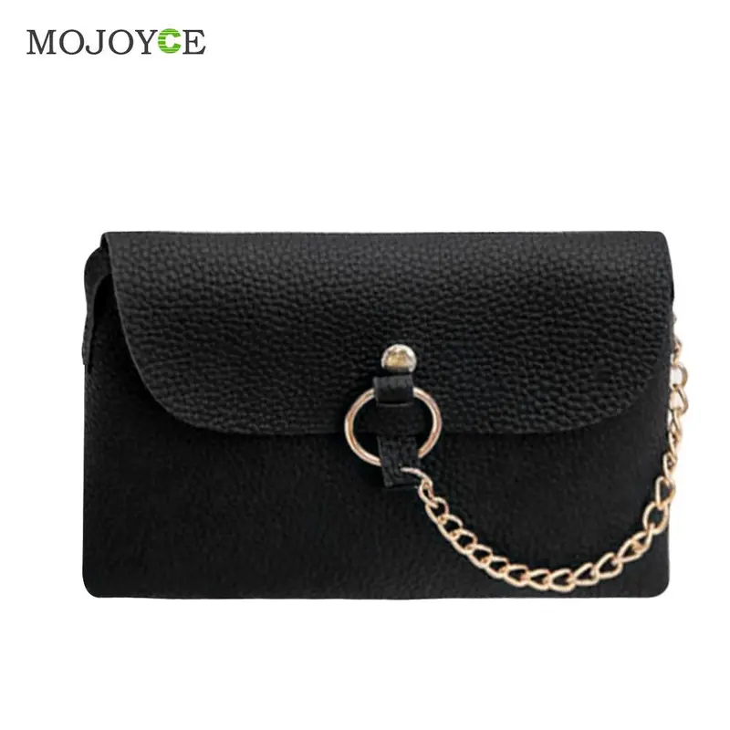 Mini Litchi Stria Chain Ring Women Bag Small Shoulder Crossbody Bag Women Leather Handbags Women Messenger Bags Bolsa Feminina 3